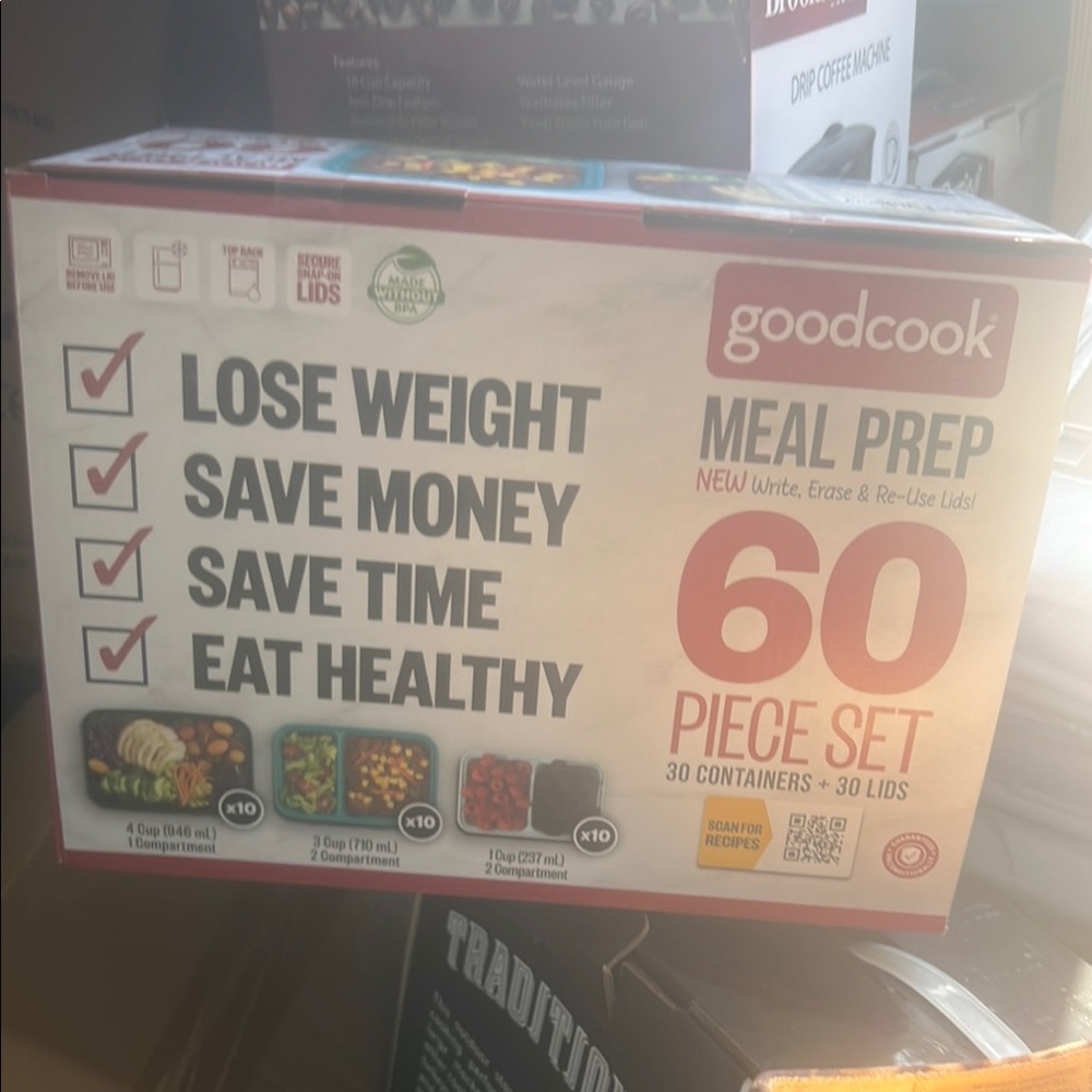 GoodCook Meal Prep 60 Piece Set